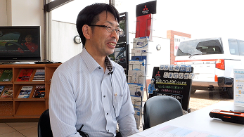 群馬三菱自動車販売株式会社 中央店 工場長 サービス課課長 飯島崇弘様