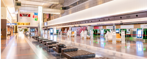 空港における人に寄添う移動補助モビリティ